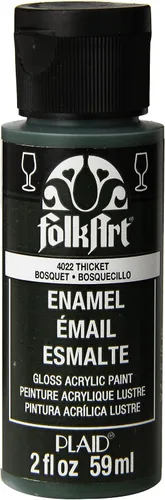 Miniatura 30 de FolkArt Pintura esmaltada para vidrio y cerámica en varios colores (2 onzas), 4013, grano de café Granos de café