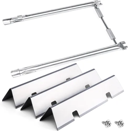 Miniatura 14 de Uniflasy 65032 Tubo de quemador de parrilla para parrillas Weber Q3200, Q300, Q320, Q3000, 404341, 57060001, 586002 parrillas de gas, quemador