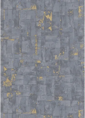 Miniatura 2 de CONCORD WALLCOVERINGS ™ Papel pintado texturizado pintura geométrica, azul bronce, 21 pulgadas x 33 pies (56 pies cuadrados), 10179-08