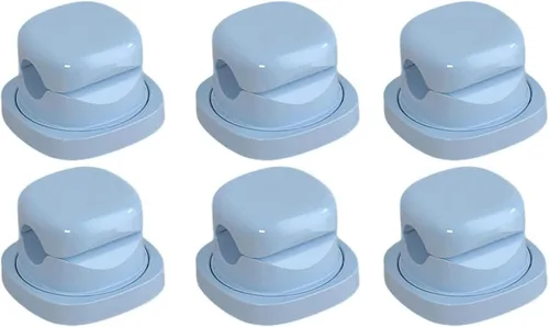 Miniatura 11 de Paquete de 6 organizadores de cables, clips magnéticos para organizar cables, organizador de cables magnéticos, soporte de almacenamiento con Negro