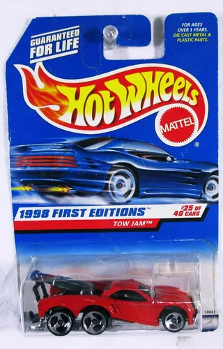 Hot Wheels - Primeras Ediciones 1998 - Tow Jam - Rojo - #25 de 40 - Coleccionista #658 - Edición limitada - Coleccionable