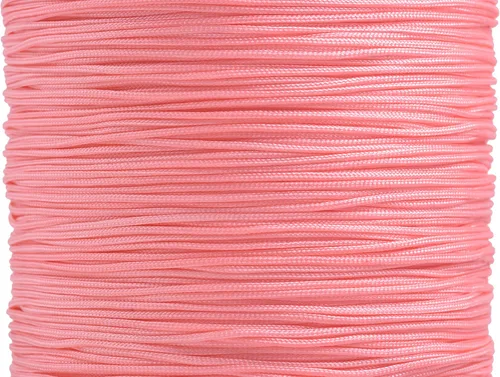 Miniatura 153 de KONMAY 1 rollo de cuerda de nailon para hacer pulseras de 150 yardas, trenzado de nailon Shamballa Macramé/cordón de cuentas de 0.4mm, cordón
