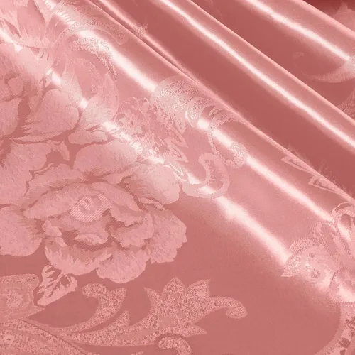 Miniatura 9 de KKJIAF Tela de Jacquard de Satén Dorado 1 Yarda, 49" de ancho, Estampado de Peonía, Tela de Brocado Brillante y Sedoso para Vestido, Camisas