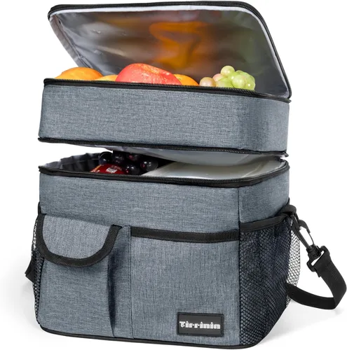 Miniatura 14 de Tirrinia Bolsa de Almuerzo Aislada para Mujeres y Hombres, Contenedores de Caja de Almuerzo a Prueba de Fugas para Adultos, Trabajo, Escuela