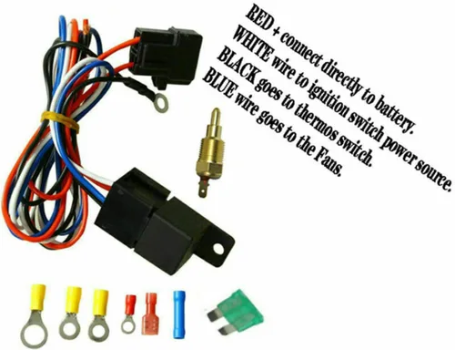 Miniatura 6 de Radiador para Nissan Datsun 280ZX 280 ZX 2.8L L6 Gas 1981-1983, radiador de aluminio completo de 4 filas + ventilador de 14 pulgadas + cubierta +