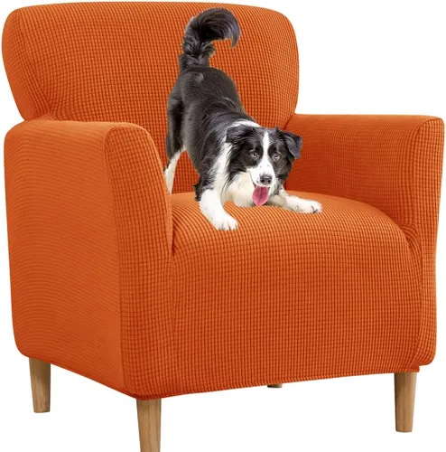 XMAYODS Funda elástica para silla de club, fundas para silla de bañera, funda suave para sillón, protector de muebles extraíble, funda para silla de