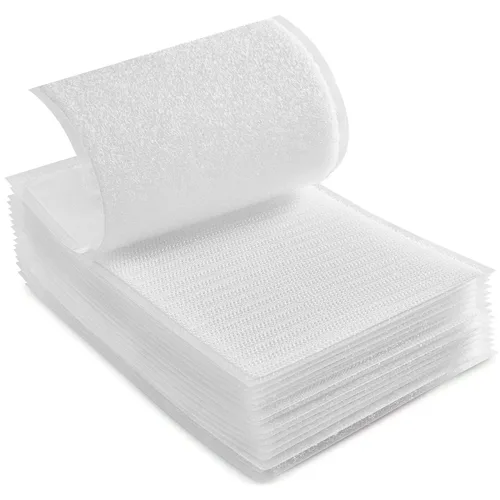Miniatura 40 de Tiras adhesivas para tela (6 pies x 3/4 pulgadas), se pegan sin coser ni planchar, para ropa y cortinas, cinta de dobladillo de doble cara
