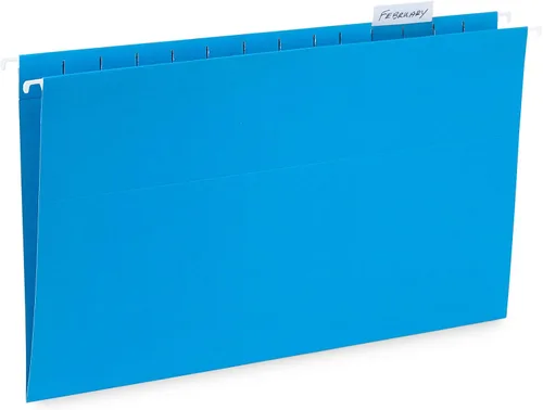 Miniatura 8 de Blue Summit - Carpetas colgantes de tamaño legal, carpetas de tamaño legal de 9.5 x 14.75 pulgadas, 25 archivos colgantes reforzados en varios