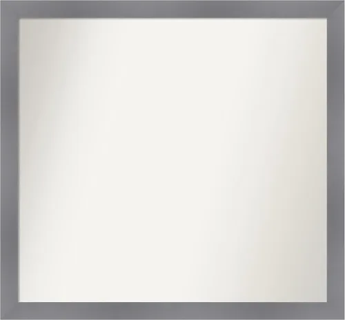 Miniatura 454 de Amanti Art Espejo personalizado, espejo de baño gris plomo a rayas, espejo de pared o espejo de tocador de baño sobre el fregadero