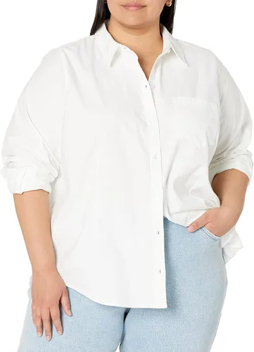 Miniatura 5 de Amazon Essentials Camisa Oxford elástica de manga larga con botones para mujer (disponible en tallas extragrandes)