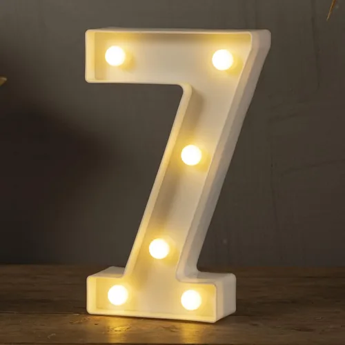 Miniatura 7 de HXWEIYE Letras iluminadas con luces LED, letreros luminosos de marquesina, 26 letras del alfabeto y 10 números para fiestas de cumpleaños, bares