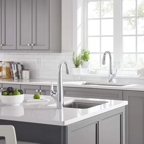 Miniatura 7 de American Standard 4901380.002 Avery Selectronic - Grifo de cocina extraíble manos libres, cromado