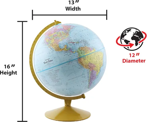 Miniatura 6 de Replogle Globes Explorer - Globo de idioma español, 12 pulgadas de diámetro