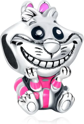EZ Tuxedo Dijes de dibujos animados de plata de ley 925, colección de joyas del arte de la animación para pulseras, Metal, Circonita cúbica