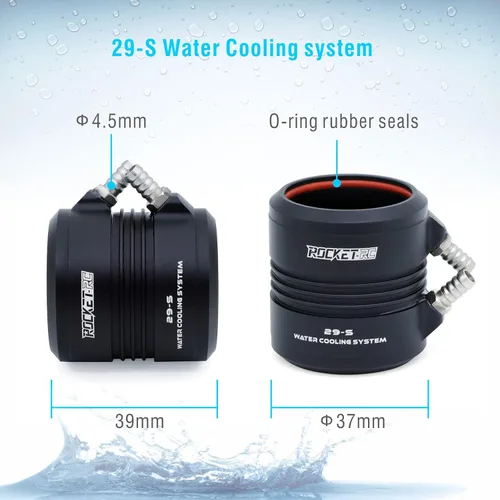 Miniatura 6 de 2958 Motor de barco RC sin escobillas, Superar Hobby 4950KV Motor sin escobillas con juego de enfriamiento para barco RC