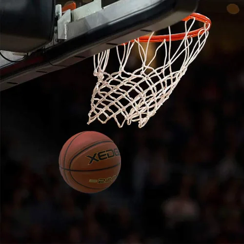 Miniatura 3 de XEDGE Balón de baloncesto Tamaño 5/6/7 de cuero compuesto para juego de baloncesto callejero para interiores y exteriores con aguja, bomba y bolsa