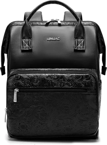 Miniatura 23 de Kinmac Mochila para portátil de estilo abierto para laptop de hasta 15.6 pulgadas, para hombres y mujeres, mochila de viaje al aire libre