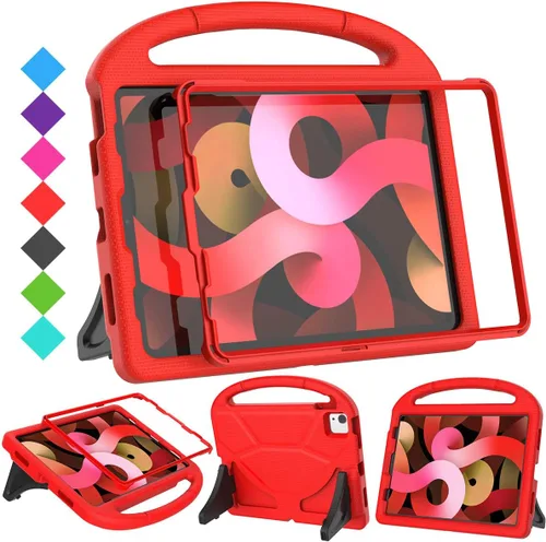 Miniatura 11 de SUPLIK Funda infantil para iPad Air de 5ª/4ª generación (10.9 pulgadas, 2022/2020), construida con protector de pantalla, iPad Air 5, funda a prueba
