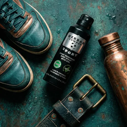 Miniatura 3 de Herban Cowboy Desodorante en spray seco Sport – Desodorante en aerosol seco para hombre de 2.8 onzas mejorado con perejil, romero y salvia, sin