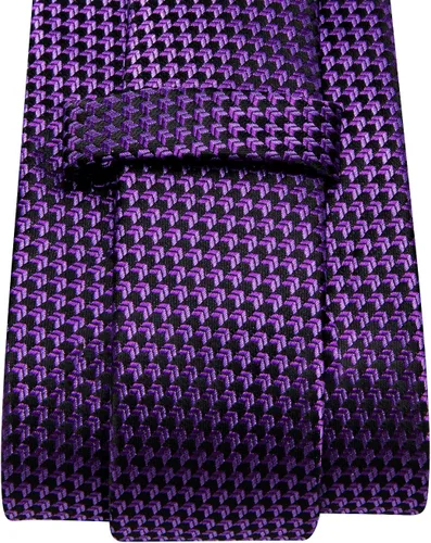 Miniatura 252 de Dubulle Corbata tejida de cachemira para hombre y gemelos de pañuelo para hombre, conjunto de gemelos para boda formal y negocios