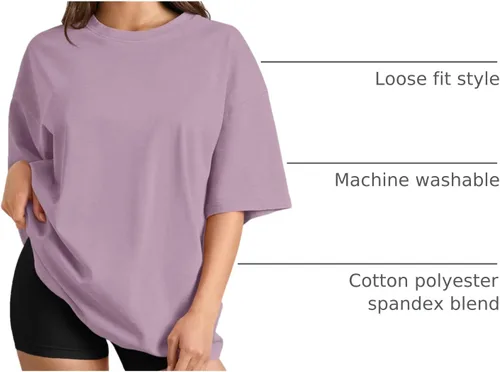 Miniatura 235 de Trendy Queen - Camisetas de entrenamiento de moda para mujer, camisetas atléticas de manga corta para verano y primavera, disponibles en tallas