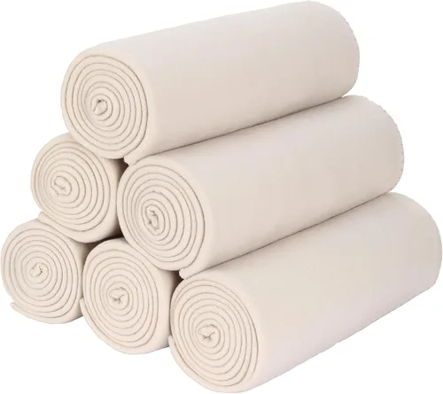 Manta de Forro Polar a Granel, Mantas de Forro Polar Sólidas Ligeras Cálidas Suaves Acogedoras Aptas para Mascotas para Hogar Cama Sofá Sillón Beige