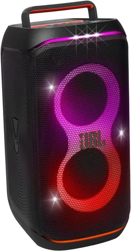 JBL PartyBox Club 120 - Altavoz portátil para fiestas con mango plegable, potente sonido JBL Pro, espectáculo de luces futurista, hasta 12 horas de