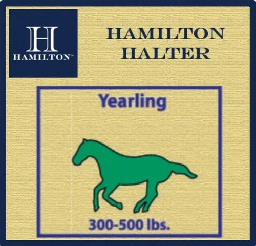 Miniatura 3 de Hamilton Quality Horse Halter, nailon de triple capa de 1 pulgada, anilla o burro estándar, 300-500 libras, rojo Rojo (Red Brick)