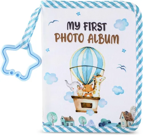 Baby's My First Family Álbum Familiar Mi Primer Álbum de Fotos Suave Libro de Tela con Fotos Adventure Land My First Book of Photos Álbum de