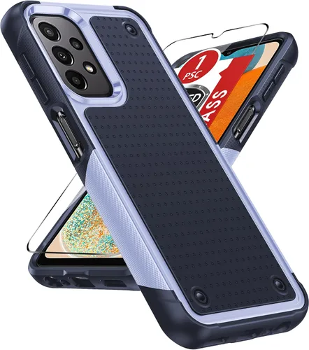 Miniatura 71 de LeYi Funda para Galaxy S21 FE-5G: Funda Samsung S21 FE con protector de pantalla, doble capa protectora de policarbonato duro y TPU suave Android