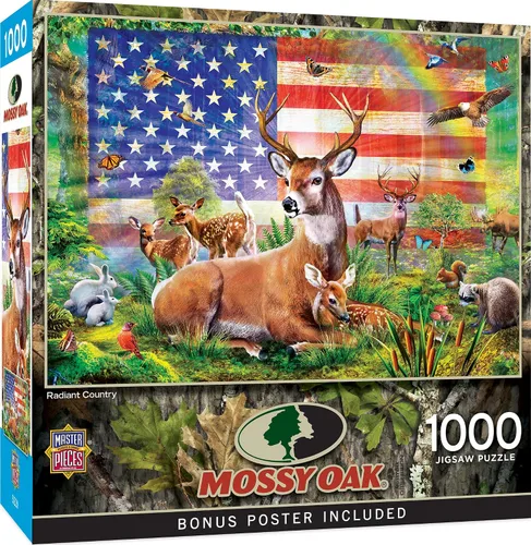 Miniatura 12 de MasterPieces Mossy Oak - Freedom for All - Rompecabezas de 1000 piezas