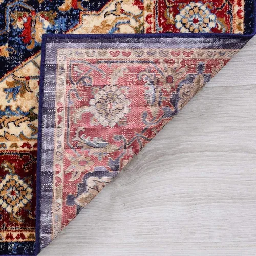 Miniatura 5 de LUXE WEAVERS Howell Collection 2525 - Alfombra oriental azul marino de 5 x 7