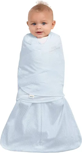 Miniatura 5 de HALO Sleepsack Swaddle 3-6 Months and Wearable Blanket 6-12 Months 100% Organic Cotton 2-Piece Gift Set with Box, TOG 1.5 Fresa - Caja de regalo