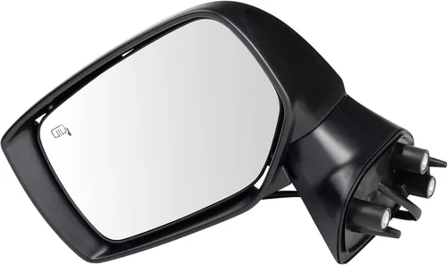 Miniatura 186 de TRQ Espejo plegable con calefacción eléctrica del lado del conductor con indicador de punto ciego pintura a juego negro liso compatible con Kia