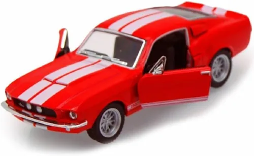 Miniatura 2 de KiNSMART - 1967 Ford Shelby Mustang GT500 1:38 Escala 5 "Die Cast Metal Model Toy Muscle Car (4 juegos)