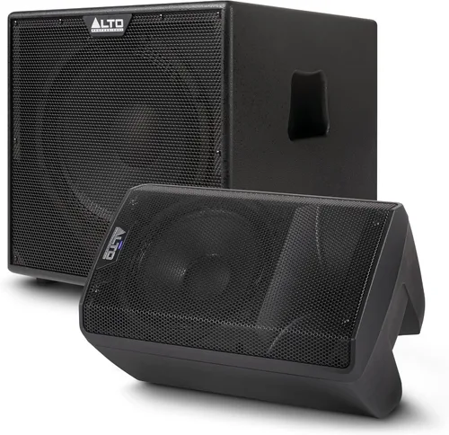 Miniatura 15 de ALTO TX408 350W 8" Altavoz PA alimentado con Bluetooth, mezclador de 2 canales, nivel de línea para DJs y músicos móviles, para lugares pequeños