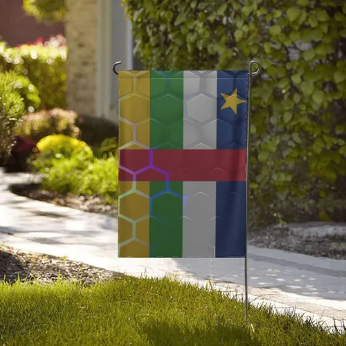 Miniatura 2 de Flag Of The Central African Republic Garden Flag 28"x40" Inch Double Sided Garden Flags Home Lawn Outdoor Decor Flags Party Banner Welcome Flag