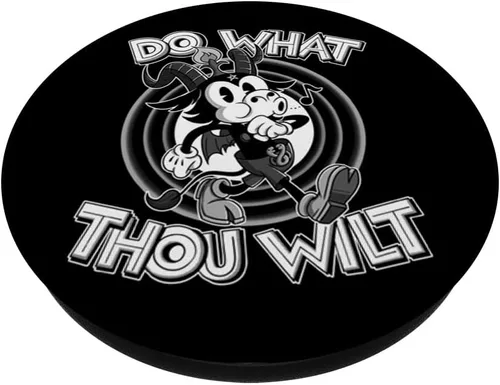 Miniatura 2 de 666 Do What Thou Wilt Satanic Baphomet 30s - Soporte para teléfonos y tabletas