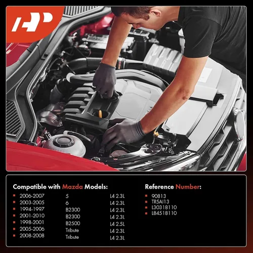 Miniatura 2 de A-Premium Iridium Platinum Bujías compatibles con Mazda 6 2003-2005, 5 2006-2007, Tribute 2005-2006/2008, B2300 1994-1997/2001-2010, B2500