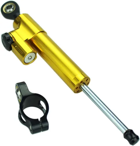Miniatura 9 de Amortiguador de dirección universal ajustable para motocicleta, compatible con GSXR 600 750 GSR750(K4) 2001-2005, GSXR600 2006-2010, GSXR1000