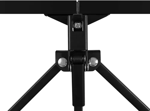 Miniatura 4 de HealSmart Estante de metal plegable de 3 niveles resistente, 14.96 pulgadas de profundidad x 27.95 pulgadas de ancho x 34.25 pulgadas de alto, Negro