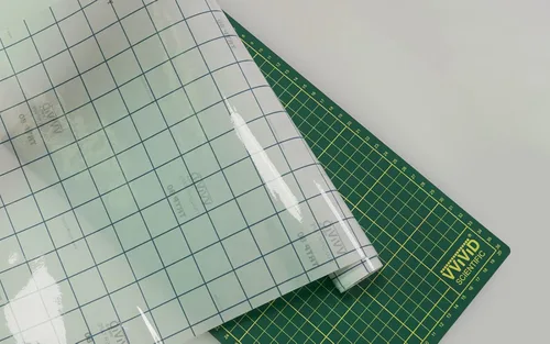 Miniatura 6 de VViViD Rollo de cinta de transferencia de vinilo transparente con rejilla de alineación azul, cinta de aplicación para letreros, manualidades