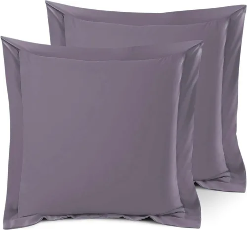 Miniatura 24 de Nestl Juego de 2 fundas tipo sham de almohada suaves - Fundas de almohada de microfibra de doble cepillado - Fundas de almohada de cama premium