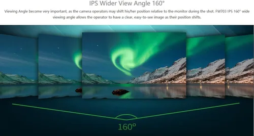 Miniatura 8 de FEELWORLD FW703 7 pulgadas DSLR en cámara monitor de campo 3G SDI 4K HDMI entrada salida salida video asistencia pico enfoque IPS Full HD 1920x1200