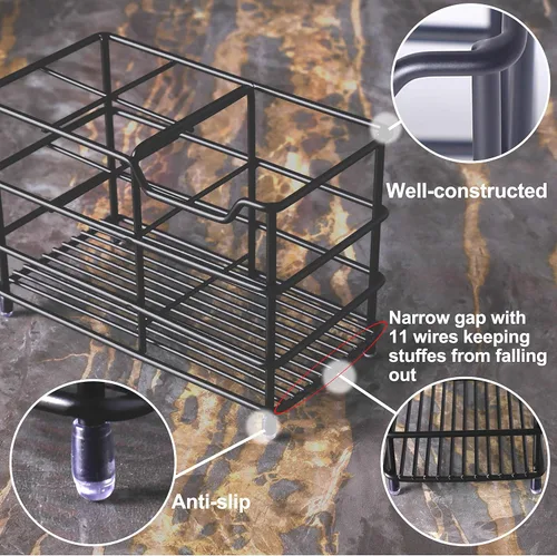 Miniatura 4 de Dseap - Soporte para cepillo y pasta de dientes de acero inoxidable