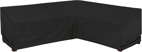 Miniatura 14 de NettyPro Funda para Sofá Loveseat de Patio Impermeable de Servicio Pesado para Muebles de Exterior Sofá de 2 Plazas, 54" An x 32" Pr x 35" Al, Marrón