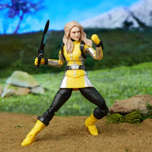 Miniatura 6 de Power Rangers Lightning Collection Beast Morphers Yellow Ranger - Figura de acción a escala de 6 pulgadas, juguetes y figuras de acción para niños a