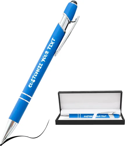 Miniatura 230 de AIFLM Bolígrafos personalizados con nombre a granel hasta 500 unidades de bolígrafos grabados gratis con tu nombre y texto para negocios