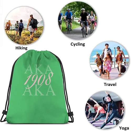 Miniatura 7 de Bolsas de cordón de arte abstracto Bolsa de mochila Bolsa de gimnasio Bolsa de cordón, Multi-a195, Mochilas de viaje