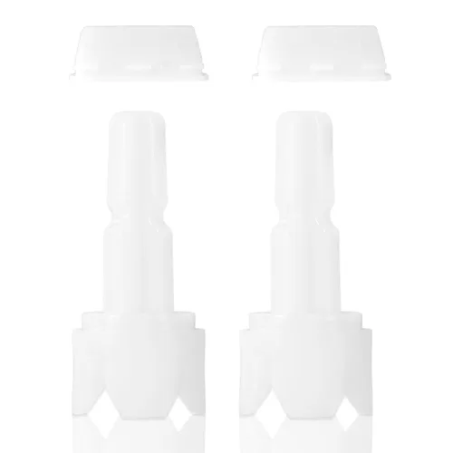 4 piezas de repuesto compatibles con Baby Brezza FRP0046 Formula Pro Advanced, vástago de eje y raspador de silicona para fabricante de fórmulas
